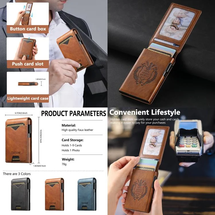 SYA0029269_B1.webp The Suteni oil wax pattern button automatically pops out the veneered printed card box - Image 2