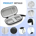 For AliveCor KardiaMobile ECG / KardiaMobile 6L EKG Heart Rate Monitor Storage Bag - Image 4