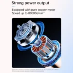 V16S With 200ml Dust Box Rechargeable Dust Blower Portable Handheld Car Vacuum Cleaner - Image 4