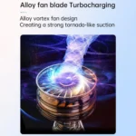 V16S With 200ml Dust Box Rechargeable Dust Blower Portable Handheld Car Vacuum Cleaner - Image 5