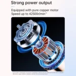 V16D 7 Nozzles 2 in 1 Car Vacuum Cleaner Powerful Suction Rechargeable Handheld Dust Blower - Image 4