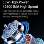 D16 For Car PC Keyboard 50W 42500RPM Portable Rechargeable Wireless Handheld Dust Blower - Image 4