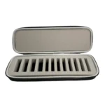 Portable Hair Beauty Grooming Trimmer Replacement Blade Hard Storage Box with 12 Built-in Blade Storage Racks - Image 2