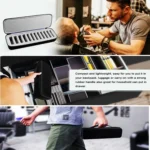 Portable Hair Beauty Grooming Trimmer Replacement Blade Hard Storage Box with 12 Built-in Blade Storage Racks - Image 7