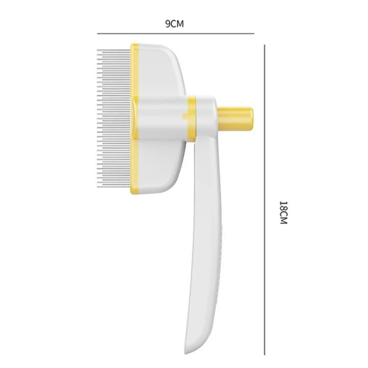 SYA0030495_B1.webp Pet Hair Removal Tool One Touch Rotating Fine Tooth Comb - Image 2