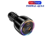 PD30W x 2 and QC 30W Multi Port Car Charger for Mobile phones / Tablets - Image 7
