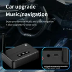 M60 Home Car Stereo Hands Free Calling Music Player Bluetooth 5.4 Audio Receiver - Image 4