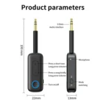 M33 Car AUX TV Wireless Audio Adapter 2 In 1 Bluetooth 5.4 Receiver Transmitter - Image 7