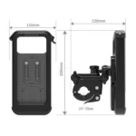 DS-MT3 Touchscreen Waterproof Anti-fog GPS Navigation Motorcycle Bike Phone Stand - Image 5