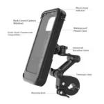 DS-MT3 Touchscreen Waterproof Anti-fog GPS Navigation Motorcycle Bike Phone Stand - Image 7