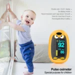 Pediatric Finger Pulse Oximeter Neonatal Blood Oxygen Children Kids Rechargeable USB Saturation Infant Oximetro Pediatrico - Image 3