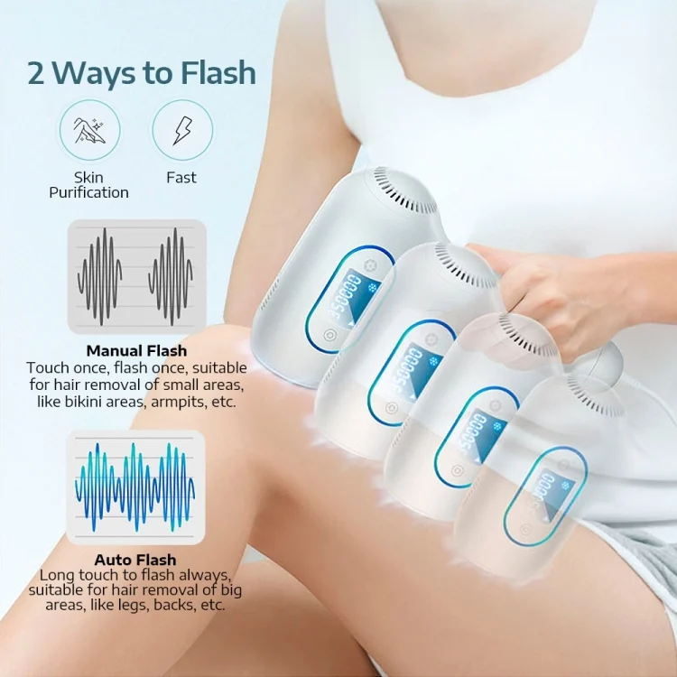 SYA003274_9.webp K_SKIN KD506A Epilator Household Freezing Photon Hair Removal Instrument 5 Levels of Light Intensity for Cheek Armpit Leg Back - Image 10
