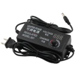 AC To DC Adjustable Voltage Power Adapter Universal Power Supply Display Screen Power Switching Charger