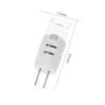 G4 1.3W 2LEDs SMD 2835 Corn Lamp for Dendritic Chandelier Crystal Lamp, AC 12V (Warm White) - Image 5