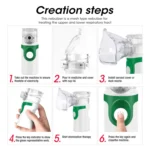 RZ824 Health Care Mesh Nebulizer Handheld Home Children Adult Asthma Inhaler Mini Care Inhale Ultrasonic Nebulizer - Image 5