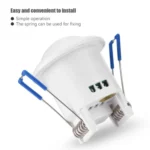 Mini Embedded Infrared Motion Sensor Detector Light Switch 360 Degree PIR Detection - Image 5