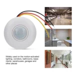 12V Infrared PIR Motion Sensor Switch With Delay 360 Degree Detection Sensor for LED Ceiling Light - Image 2