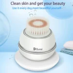 Duosi DY-103 USB Rechargeble Electric Facial Cleansing Brush Waterproof Face Deep Pore Cleaning Massager Exfoliator Oil Dirt Blackhead Remove - Image 2