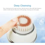 Duosi DY-103 USB Rechargeble Electric Facial Cleansing Brush Waterproof Face Deep Pore Cleaning Massager Exfoliator Oil Dirt Blackhead Remove - Image 4