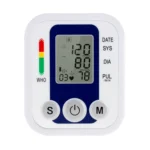 ZK-B02   Automatic Digital Upper Arm Blood Pressure Monitor Sphygmomanometer Pressure Gauge Heart Beat Rate Meter Tonometer Pulsometer