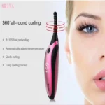Duosi DY-102 Portable Pen Style Heated Long-Lasting Electric Ironing   Eyelash Curler USB Rechargeable Electric Heated Makeup   Curling Clip - Image 4