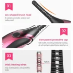 Duosi DY-102 Portable Pen Style Heated Long-Lasting Electric Ironing   Eyelash Curler USB Rechargeable Electric Heated Makeup   Curling Clip - Image 9