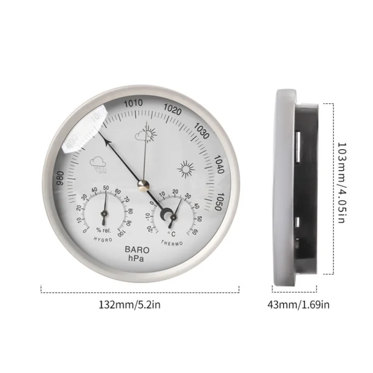 SYA005311_B3.webp THB9392  Wall Mounted Digital Thermometer Hygrometer Household High Accuracy Pressure Gauge Air Weather Instrument Barometer - Image 4