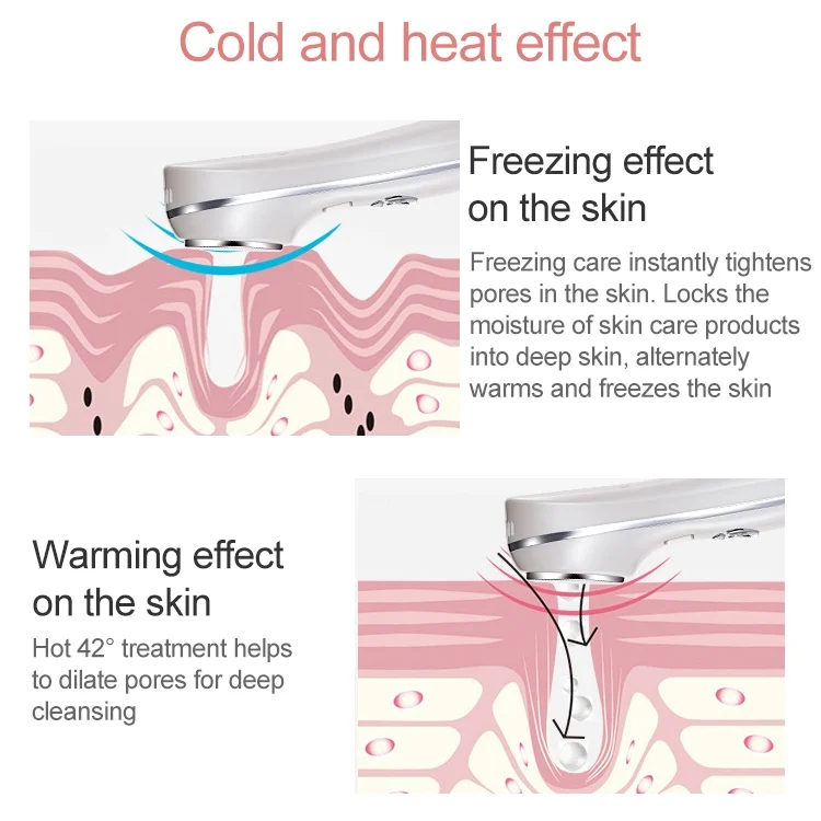 SYA00576801A_4.webp OFY-7901 Ultrasonic Cryotherapy Hot Cold Hammer Facial Lifting Vibration Massager Face Body Import Export Face Care Beauty Machine - Image 5