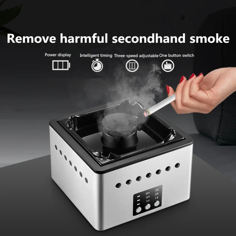 SYA00694301A_2.webp Ashtray Air Purifier Home Indoor Smoke Removal Small Desktop Anti-Secondhand Smoke Artifact - Image 3