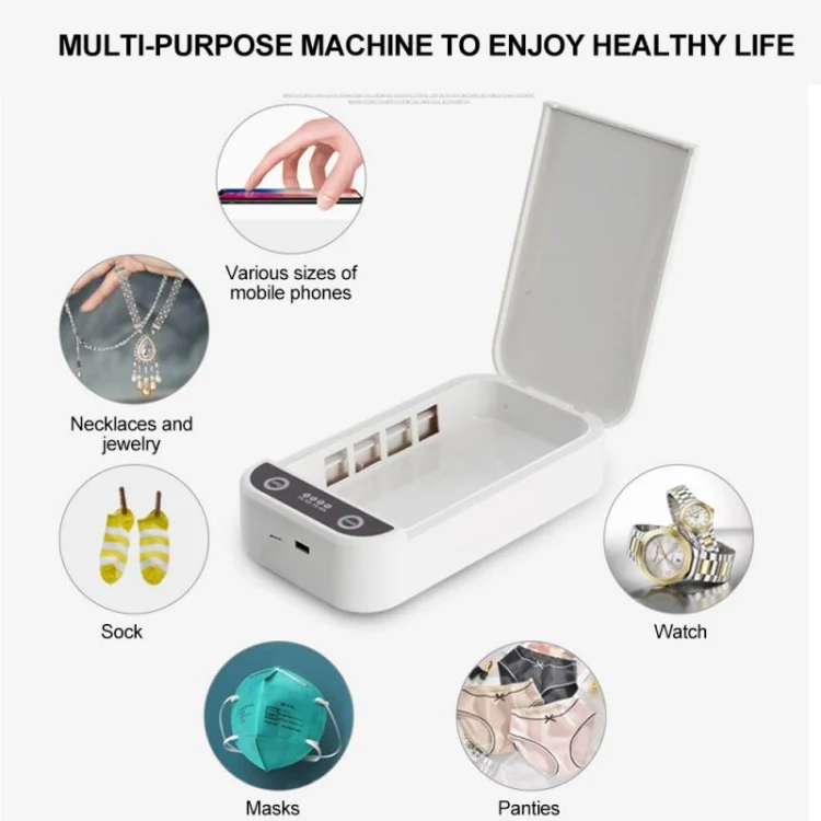 SYA009258_2.webp UV Sterilization Multifunctional Mask Cleaner Personal Disinfection Cabinet with Aromatherapy - Image 3