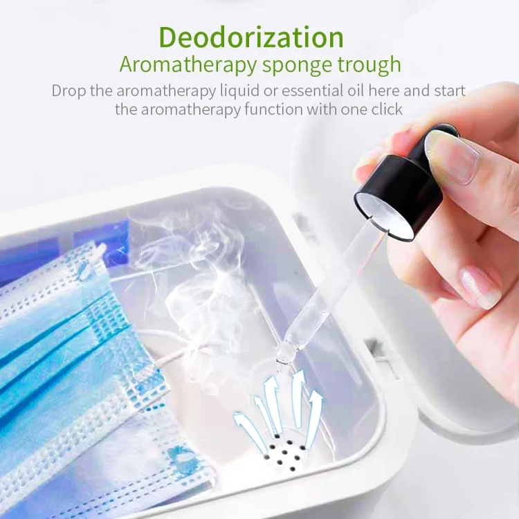 SYA009258_7.webp UV Sterilization Multifunctional Mask Cleaner Personal Disinfection Cabinet with Aromatherapy - Image 8