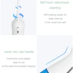 Wireless Water Floss Cleaner Portable 1400mAh USB-Rechargeable Water Flosser IPX7 Waterproof Oral Irrigator, Water Tank Capacity: 300ML - Image 14