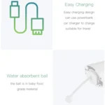 Wireless Water Floss Cleaner Portable 1400mAh USB-Rechargeable Water Flosser IPX7 Waterproof Oral Irrigator, Water Tank Capacity: 300ML - Image 15