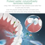 Wireless Water Floss Cleaner Portable 1400mAh USB-Rechargeable Water Flosser IPX7 Waterproof Oral Irrigator, Water Tank Capacity: 300ML - Image 7