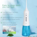 Wireless Water Floss Cleaner Portable 1400mAh USB-Rechargeable Water Flosser IPX7 Waterproof Oral Irrigator, Water Tank Capacity: 300ML - Image 9
