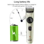 VGR V-031 5W USB Multi-size Controllable Self Trimming Hair Clipper - Image 7