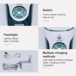 VGR V-700 3W 4 in 1 Electric Hair Remover, Plug Type: EU Plug - Image 7