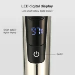 VGR V-178 5W USB Portable Hair Clipper with LED Display & Base - Image 4