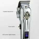VGR V-267 10W USB Metal Hair Clipper with LED Digital Display & 5 Gears Adjustment - Image 6