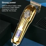 VGR V-267 10W USB Metal Hair Clipper with LED Digital Display & 5 Gears Adjustment - Image 7