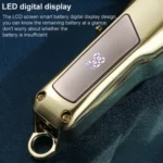 VGR V-278 10W USB Metal Electric Hair Clipper with LED Digital Display - Image 6