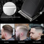 VGR V-280 10W USB Metal Electric Hair Clipper with LED Digital Display - Image 7