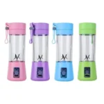 380ml 6 Blender Juicer Cup USB Rechargeable Electric Automatic Vegetable Fruit Citrus Orange Juice Maker Cup Mixer Bottle - Image 2