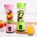 380ml 6 Blender Juicer Cup USB Rechargeable Electric Automatic Vegetable Fruit Citrus Orange Juice Maker Cup Mixer Bottle - Image 6