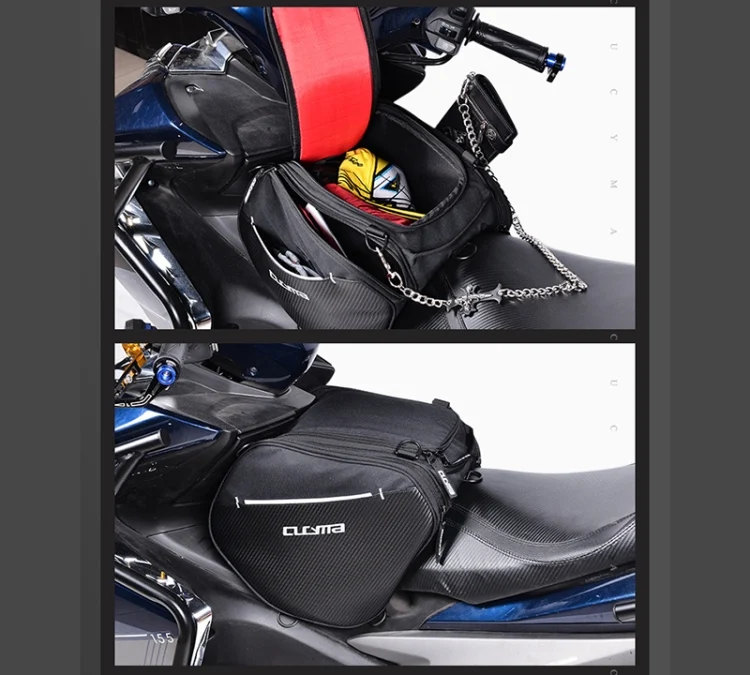 TBD002401701A_5.webp Motorcycle Bags for Yamaha NVX155 NVX 155  AEROX 2018 Tank Bag Waterproof Store Content Bag Travelling Scooter Tunnel Bag - Image 6