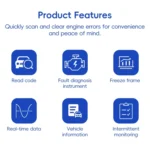 New OBD V2.1 mini ELM327 OBD2 Bluetooth Auto Scanner OBDII 2 Car ELM 327 Tester Diagnostic Tool for Android Windows Symbian - Image 4