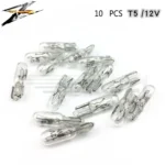 10 pcs T5 Car Instrument Meter Light Meter Replacement Lamp Amber 1.2W 12 V Lamps - Image 2