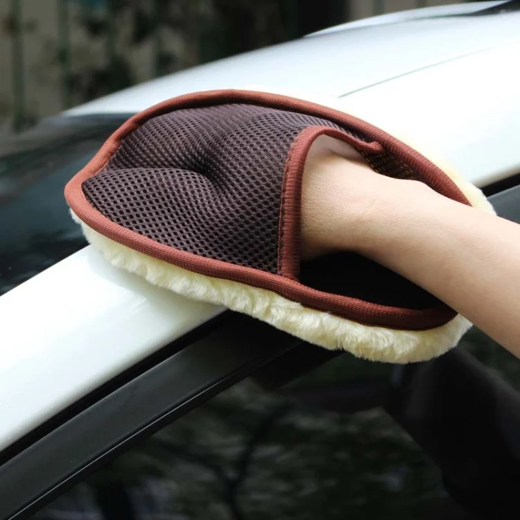 TBD003205_4.webp Car Styling Wool Soft Car Washing Gloves Cleaning Brush Motorcycle Washer Care Products - Image 5