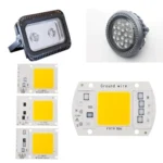High Power 220V LED FloodlightCool/Warm White COB LED Chip IP65 Smart IC Driver Lamp - Image 6