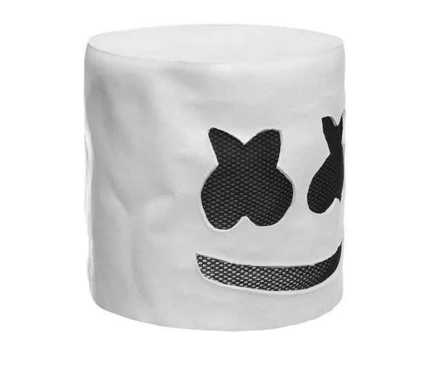 TBD0059231_1.webp Fashionable Halloween Party Marshmallow Mask Night Club Latex White Mask Adult DJ Cosplay Costume Helmet - Image 2